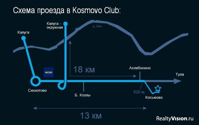 Секиотово калуга карта