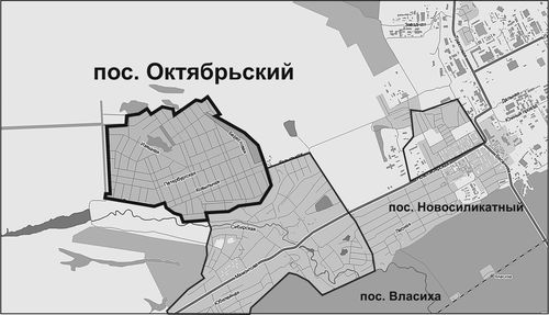 Карта пгт октябрьский пермский край с улицами и номерами домов